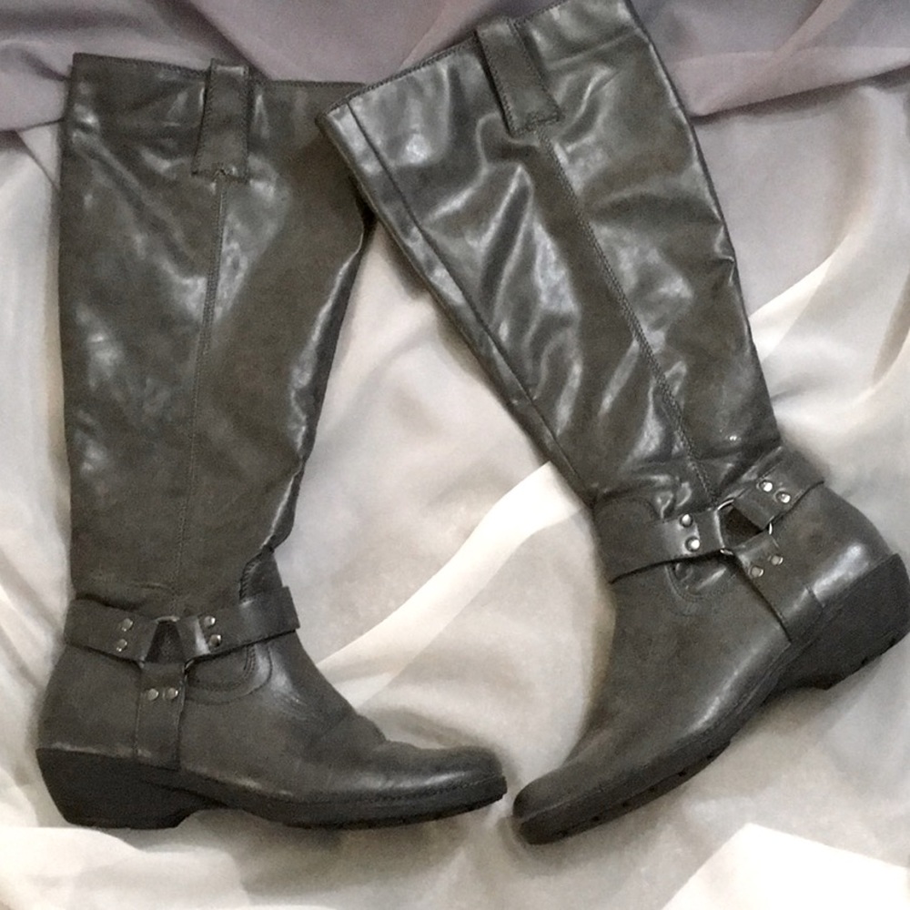 A2 Under knee extended calf boots